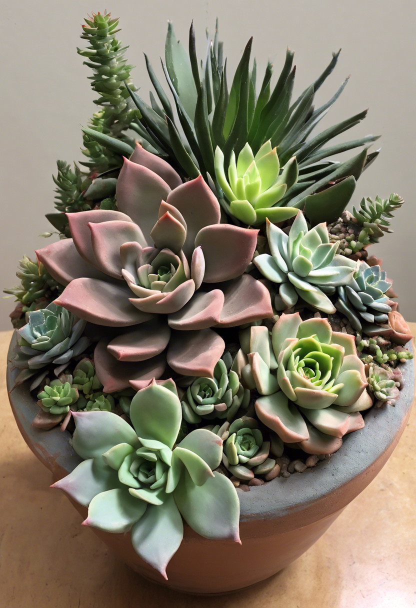 Succulent Clay Pot Arrangement Ideas