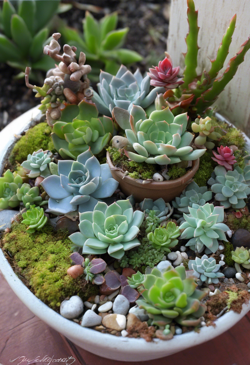 Succulent Fairy Garden Ideas