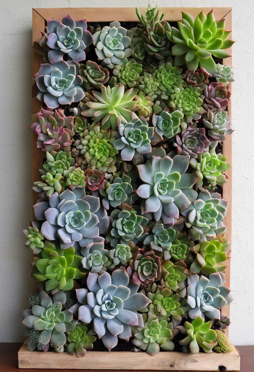 Vertical Succulent Garden Ideas
