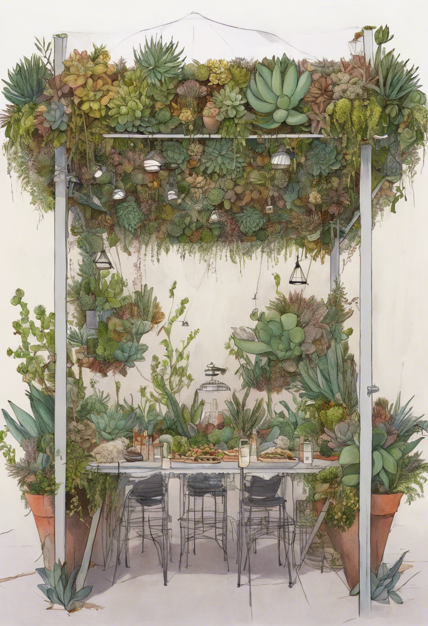 BBQ Succulent Canopy