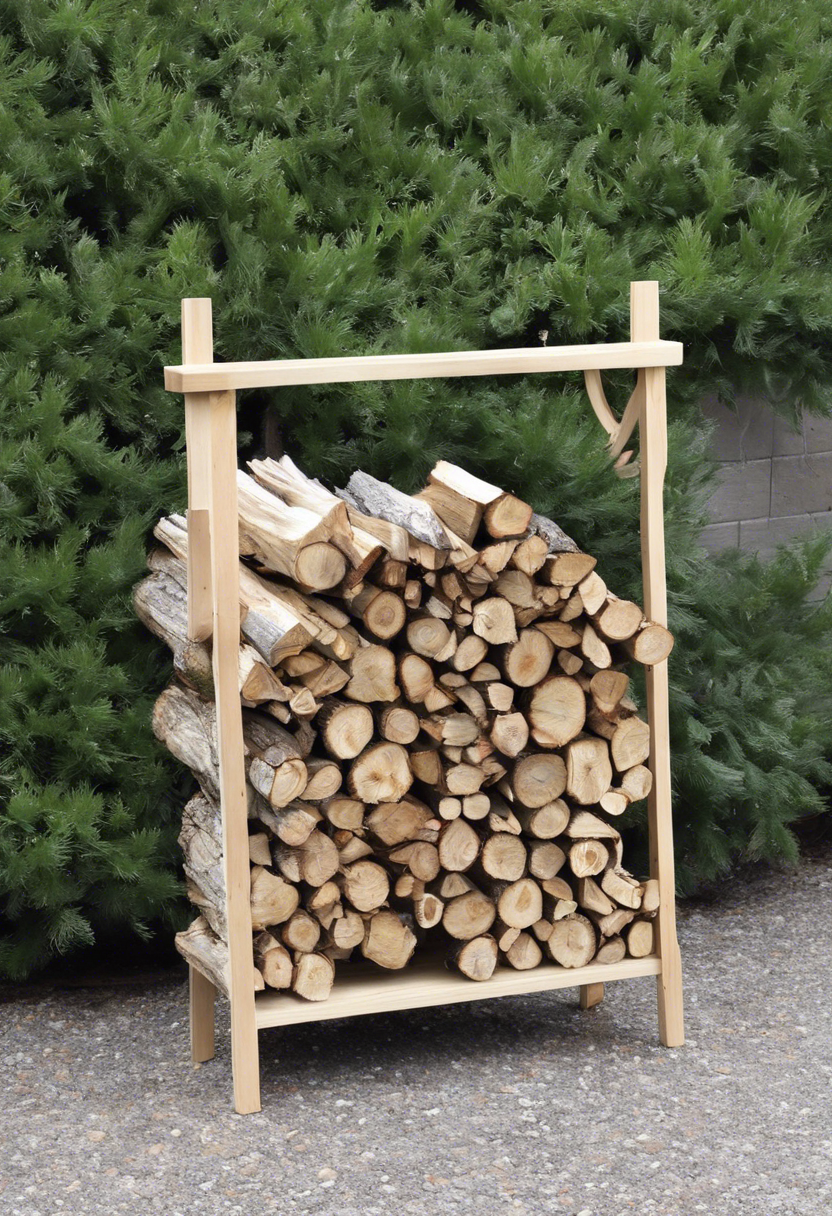 BBQ Succulent Firewood Rack