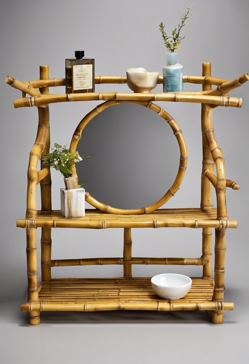Bamboo Vanity Shelf