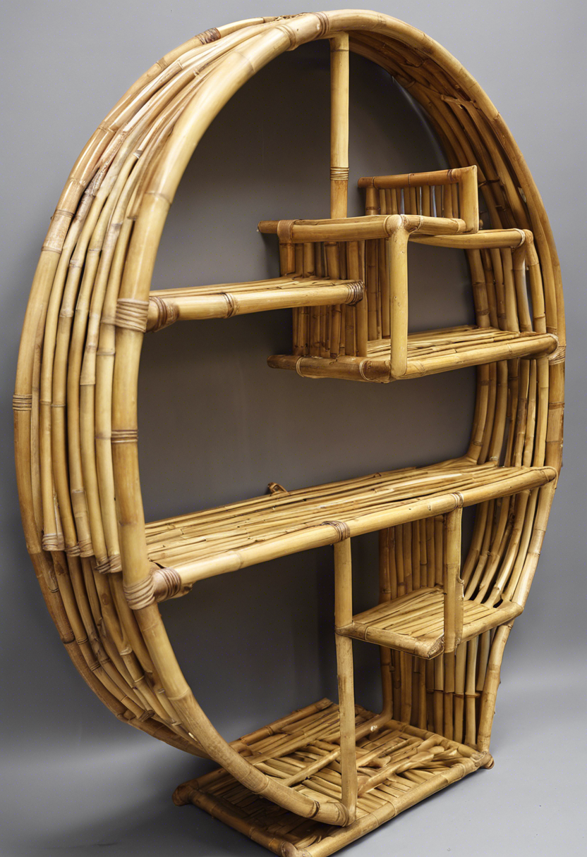 Circular Bamboo Shelf