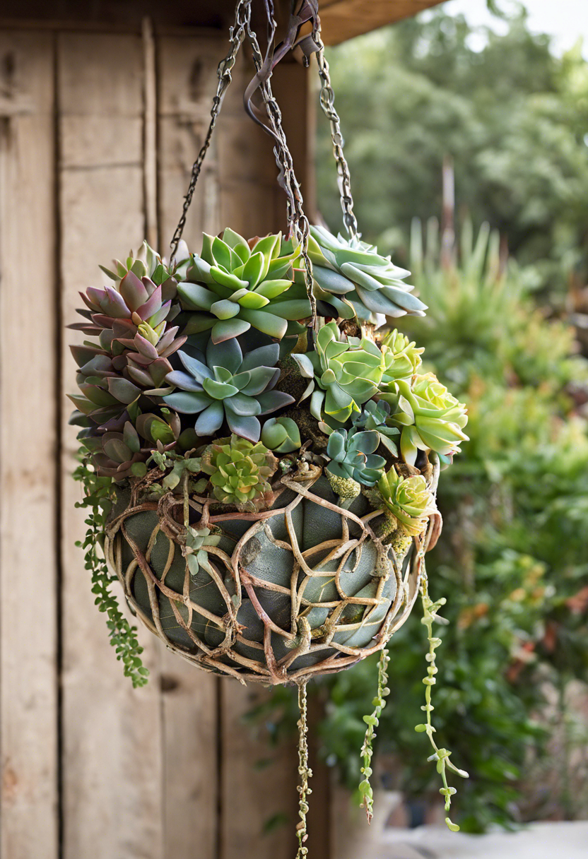 Hanging Succulent Baskets