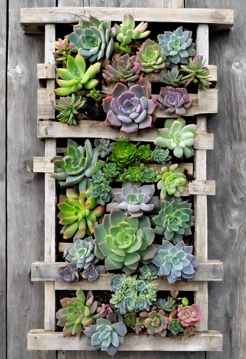 Succulent Pallet Planter