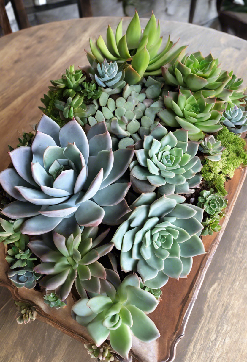 Succulent Table Centerpiece