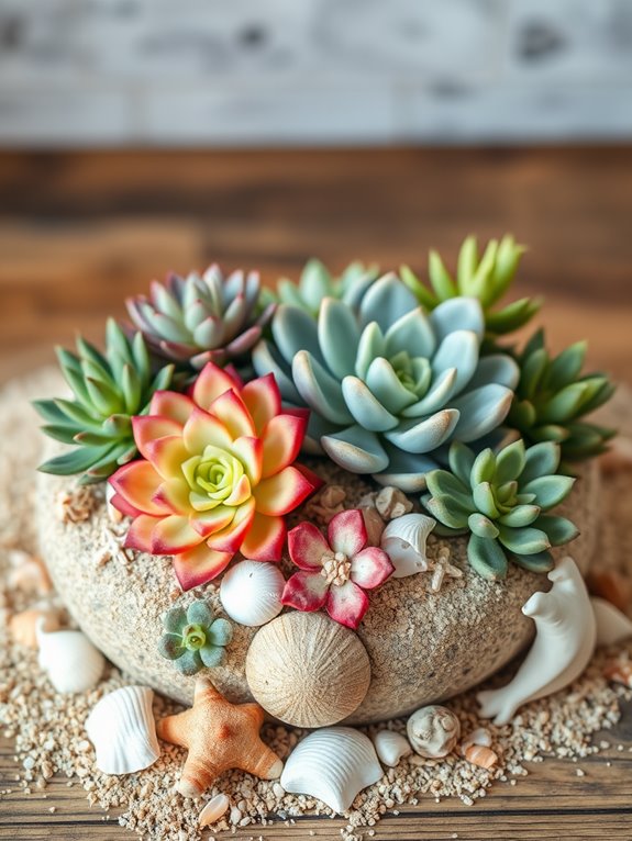 Coastal Themed Plant Arrangements Succulent Arrangement Ideas Coastal Themed Plant Arrangements Succulent Arrangement Ideas