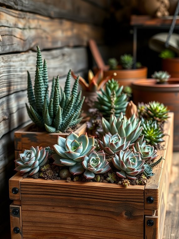 Handcrafted Natural Garden Decor Succulent Arrangement Ideas Handcrafted Natural Garden Decor Succulent Arrangement Ideas