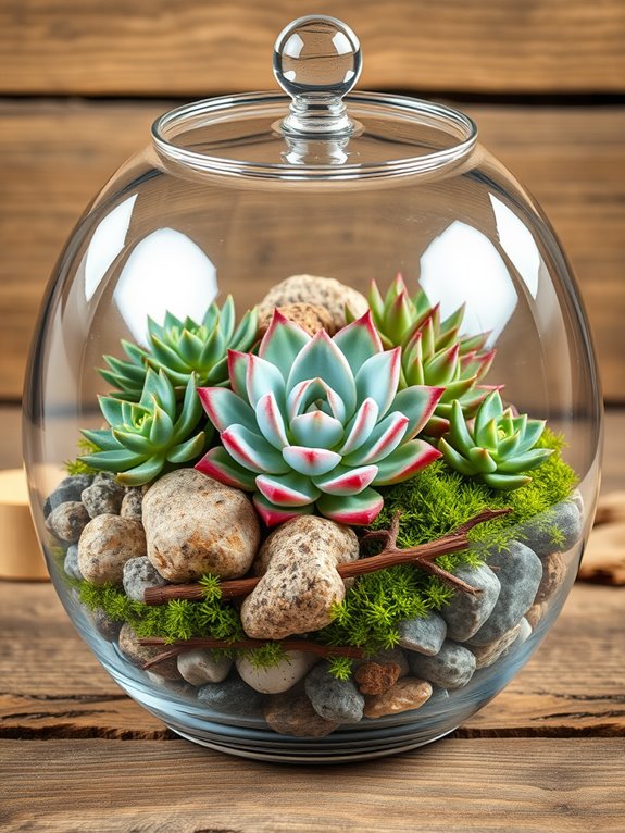 Nature Inspired Miniature Ecosystem Succulent Arrangement Ideas Nature Inspired Miniature Ecosystem Succulent Arrangement Ideas