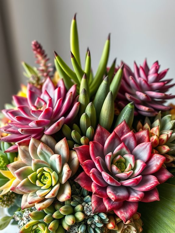 Unique Material Blend Aesthetics Succulent Arrangement Ideas Unique Material Blend Aesthetics Succulent Arrangement Ideas