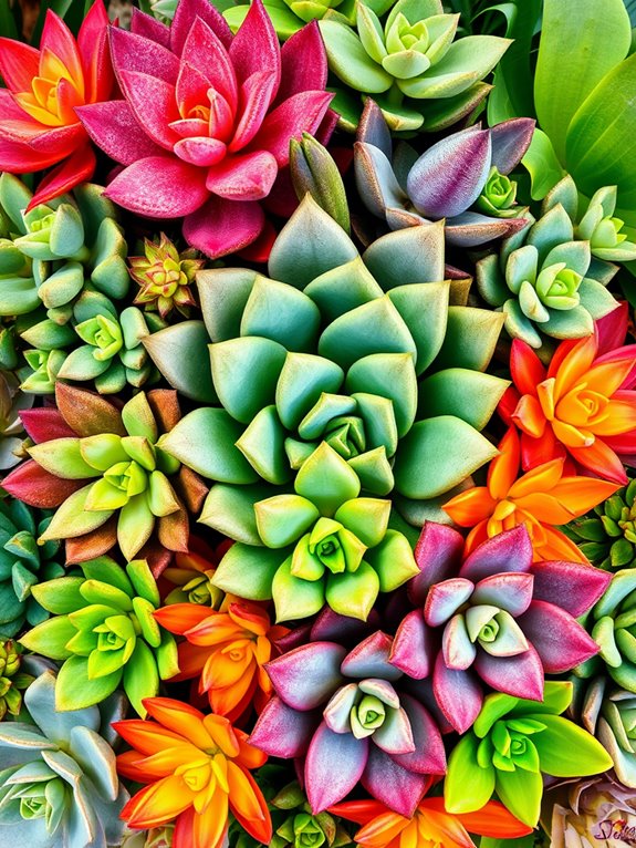 Vibrant Tropical Floral Display Succulent Arrangement Ideas Vibrant Tropical Floral Display Succulent Arrangement Ideas
